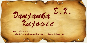 Damjanka Kujović vizit kartica